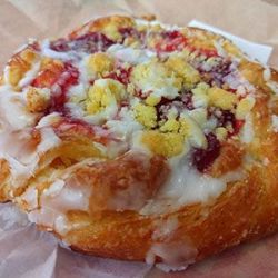 fresh fruit danish at Kohnen’s Country Bakery, Tehachapi, CA